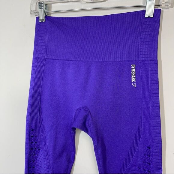 Gymshark Energy High Rise Seamless Purple Full Length
Legging Pants Perforated S - Picture 8 of 15